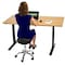 Uncaged Ergonomics Wobble Stool Air Rolling Balance Ball Office Stool Active Sitting WSA-B - alternate 1